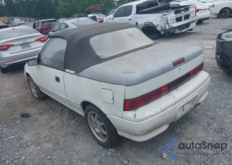 1993 Geo Metro Lsi Sprint Cl из США, поврежденный, VIN JG1MR3363PK202587